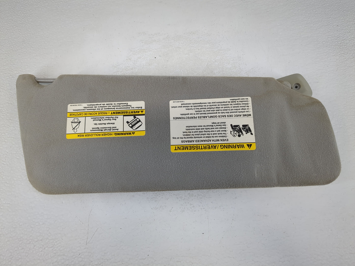 2004-2008 Ford F-150 Sun Visor Shade Replacement Driver Left Mirror Fits Fits 2004 2005 2006 2007 2008 OEM Used Auto Parts -