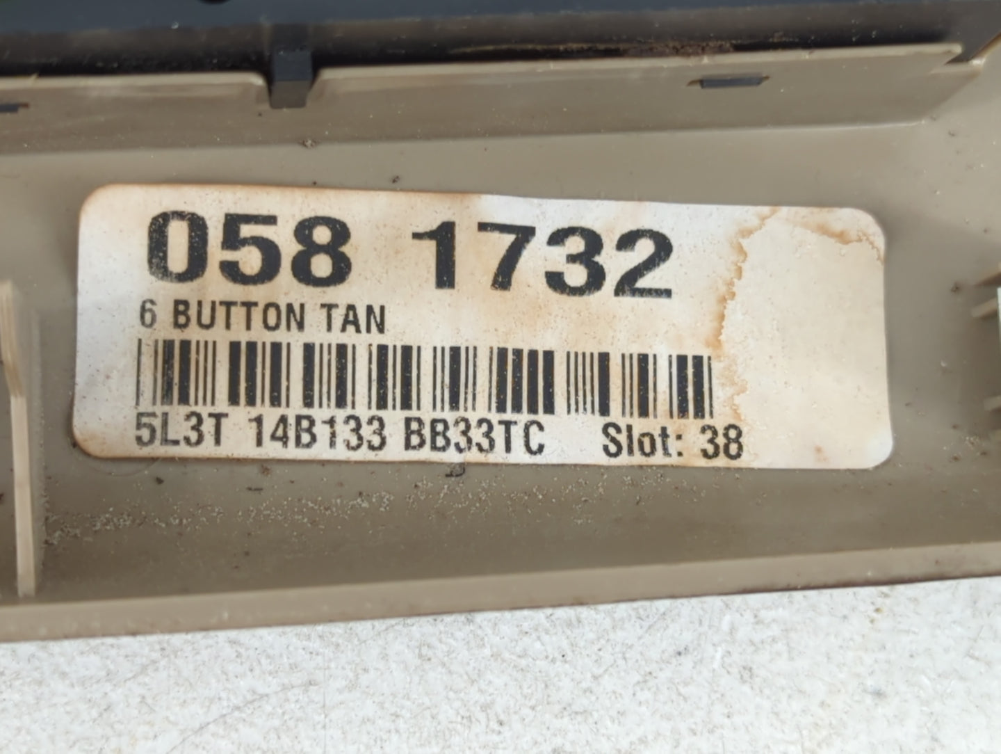 2005-2014 Ford F-150 Master Power Window Switch Replacement Driver Side Left P/N:5L3T 14B133 BB3 Fits OEM Used Auto Parts - 