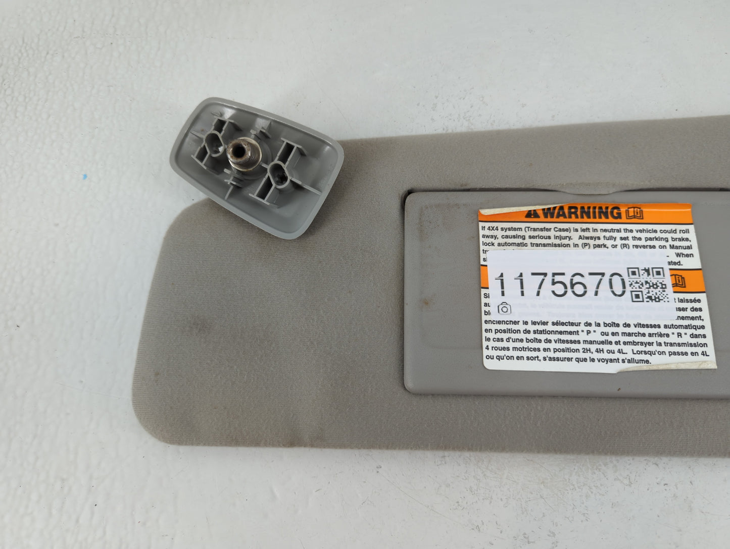 2004-2008 Ford F-150 Sun Visor Shade Replacement Driver Left Mirror Fits Fits 2004 2005 2006 2007 2008 OEM Used Auto Parts -