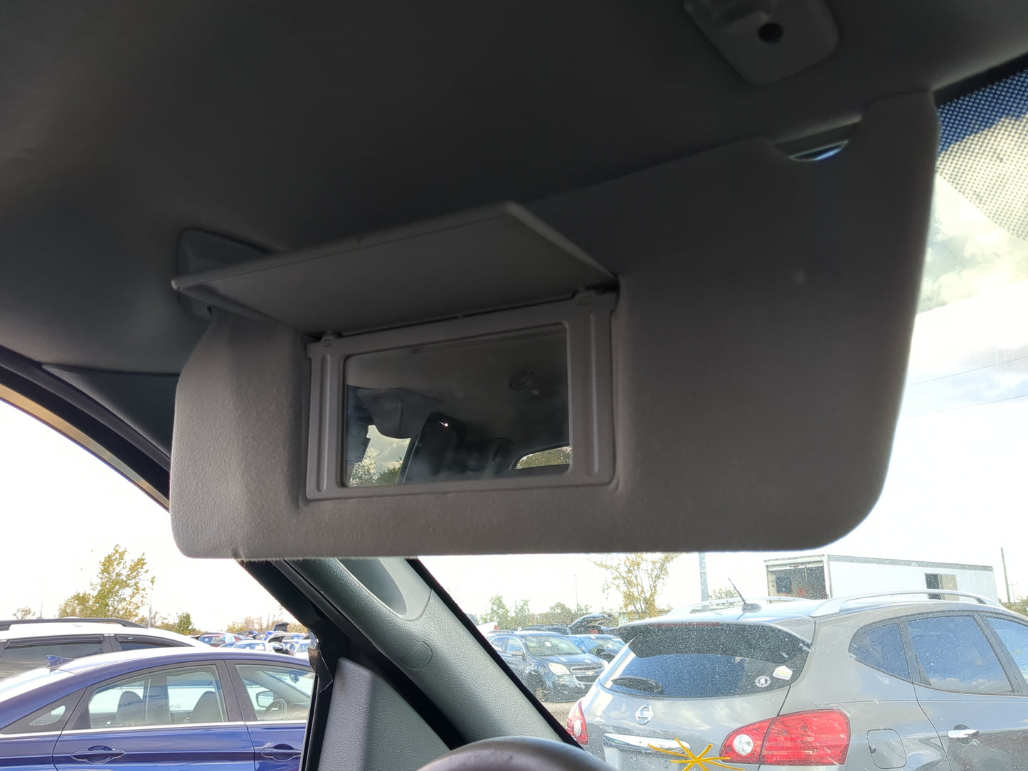 2004-2008 Ford F-150 Sun Visor Shade Replacement Driver Left Mirror Fits Fits 2004 2005 2006 2007 2008 OEM Used Auto Parts -