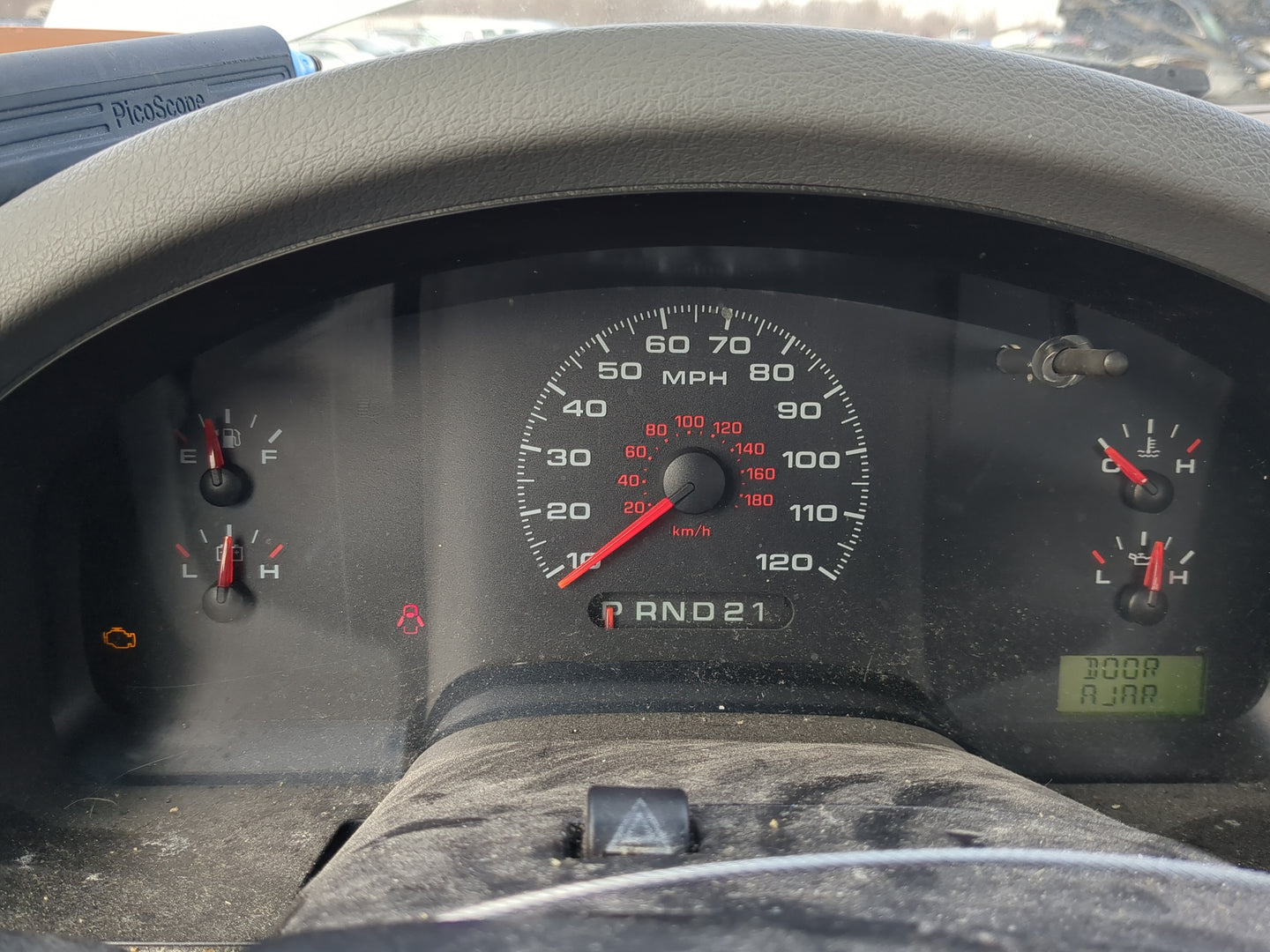 2006 Ford F-150 Instrument Cluster Speedometer Gauges Miles:207K Fits OEM Used Auto Parts - Oemusedautoparts1.com