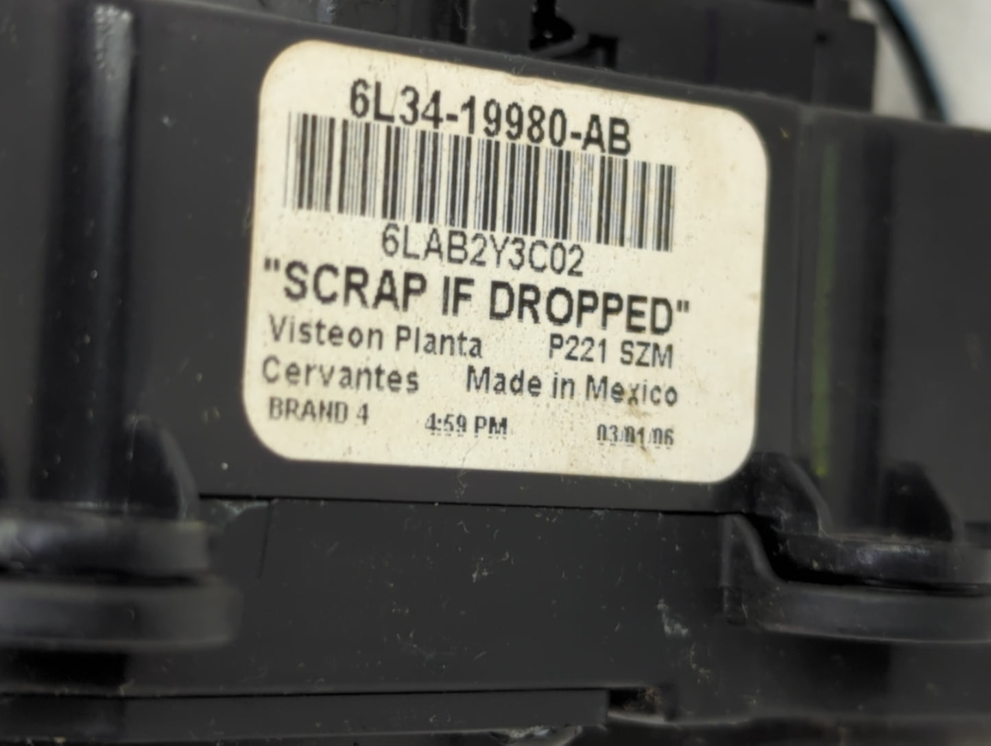 2004-2008 Ford F-150 Climate Control Module Temperature AC/Heater Replacement P/N:6L34-19980-AB 6LAB2Y3C02 Fits OEM Used Aut