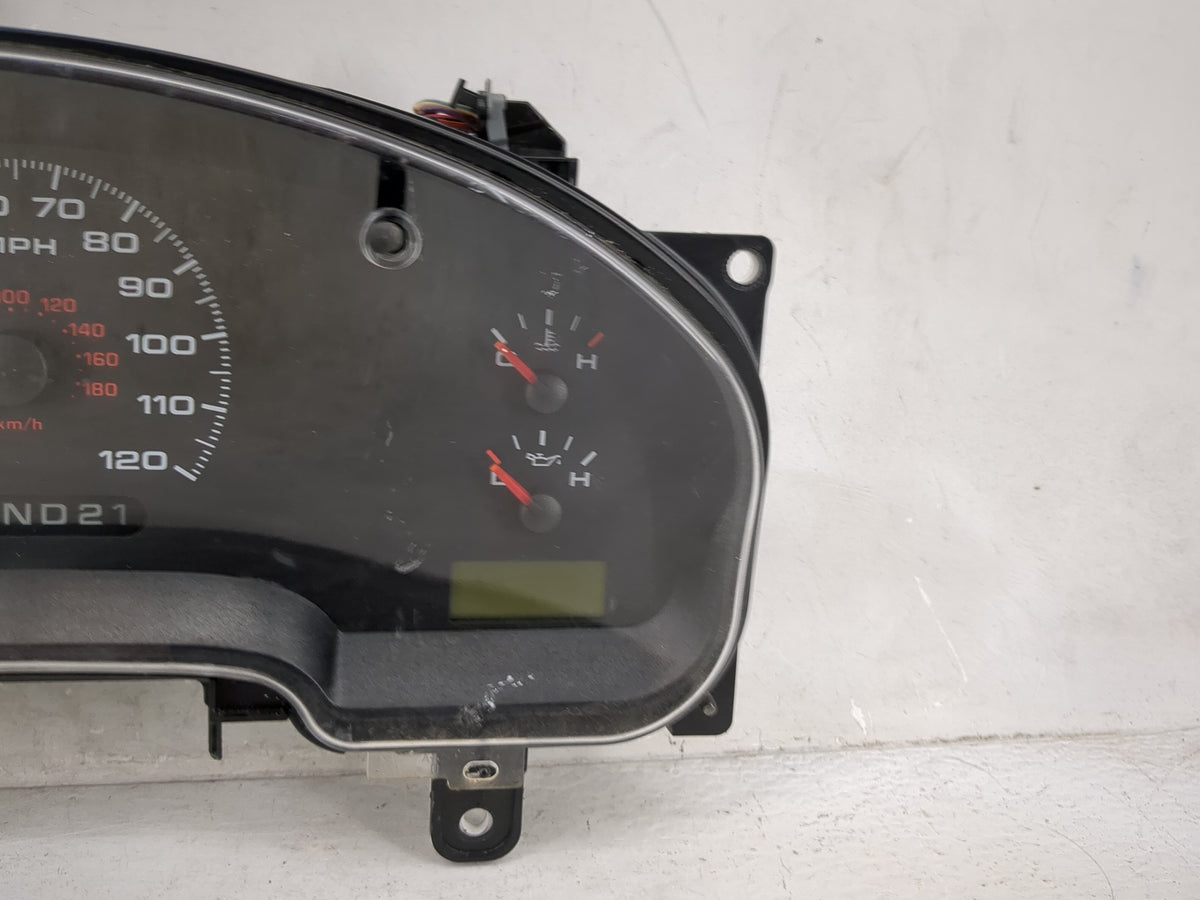 2006 Ford F-150 Instrument Cluster Speedometer Gauges P/N:VP4L3F-10A855-AD 6L34-10849-GD Miles: Fits OEM Used Auto Parts - O