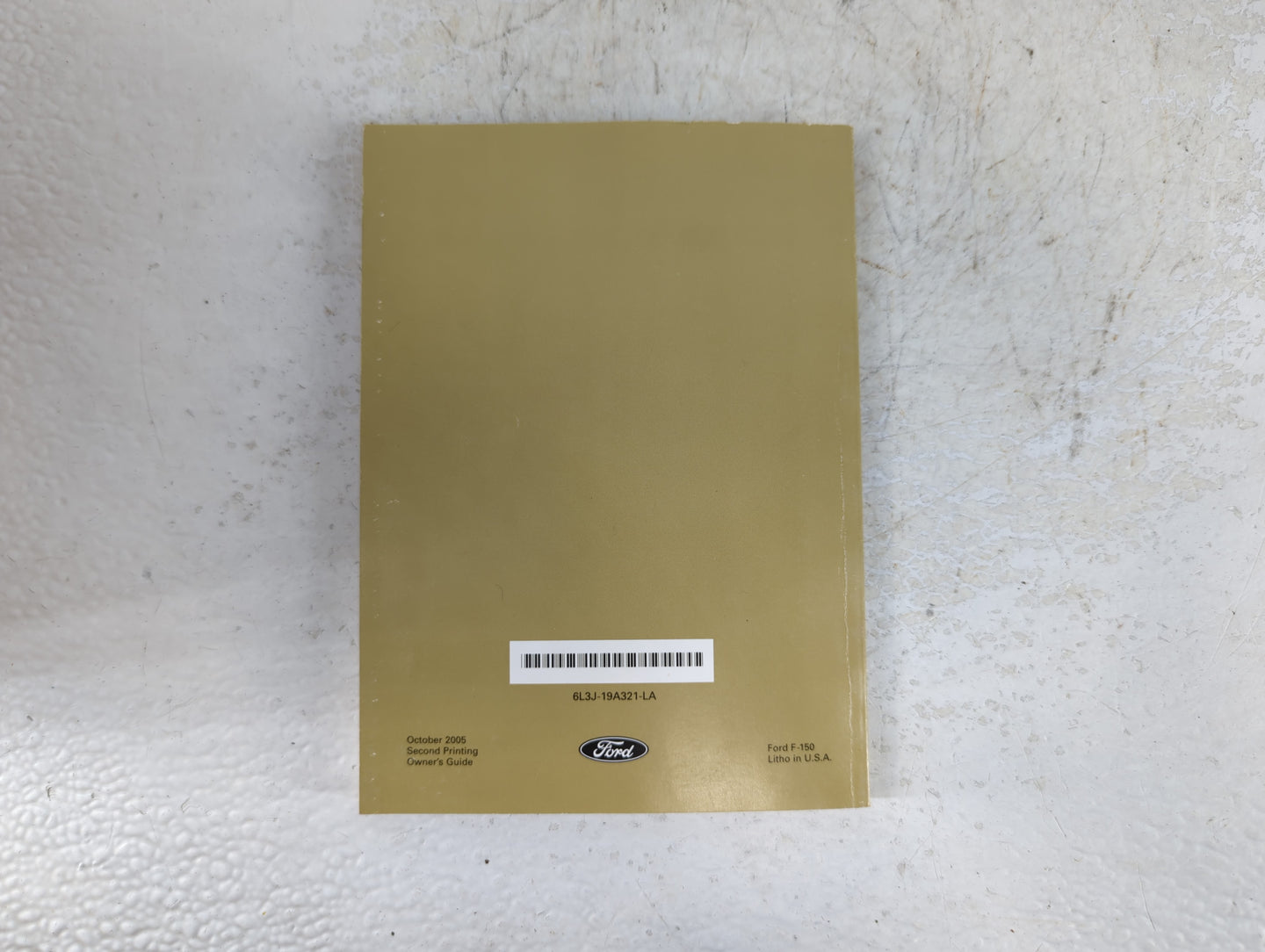 2006 Ford F-150 Owners Manual Book Guide P/N:6L3J-19A321-LA OEM Used Auto Parts - Oemusedautoparts1.com