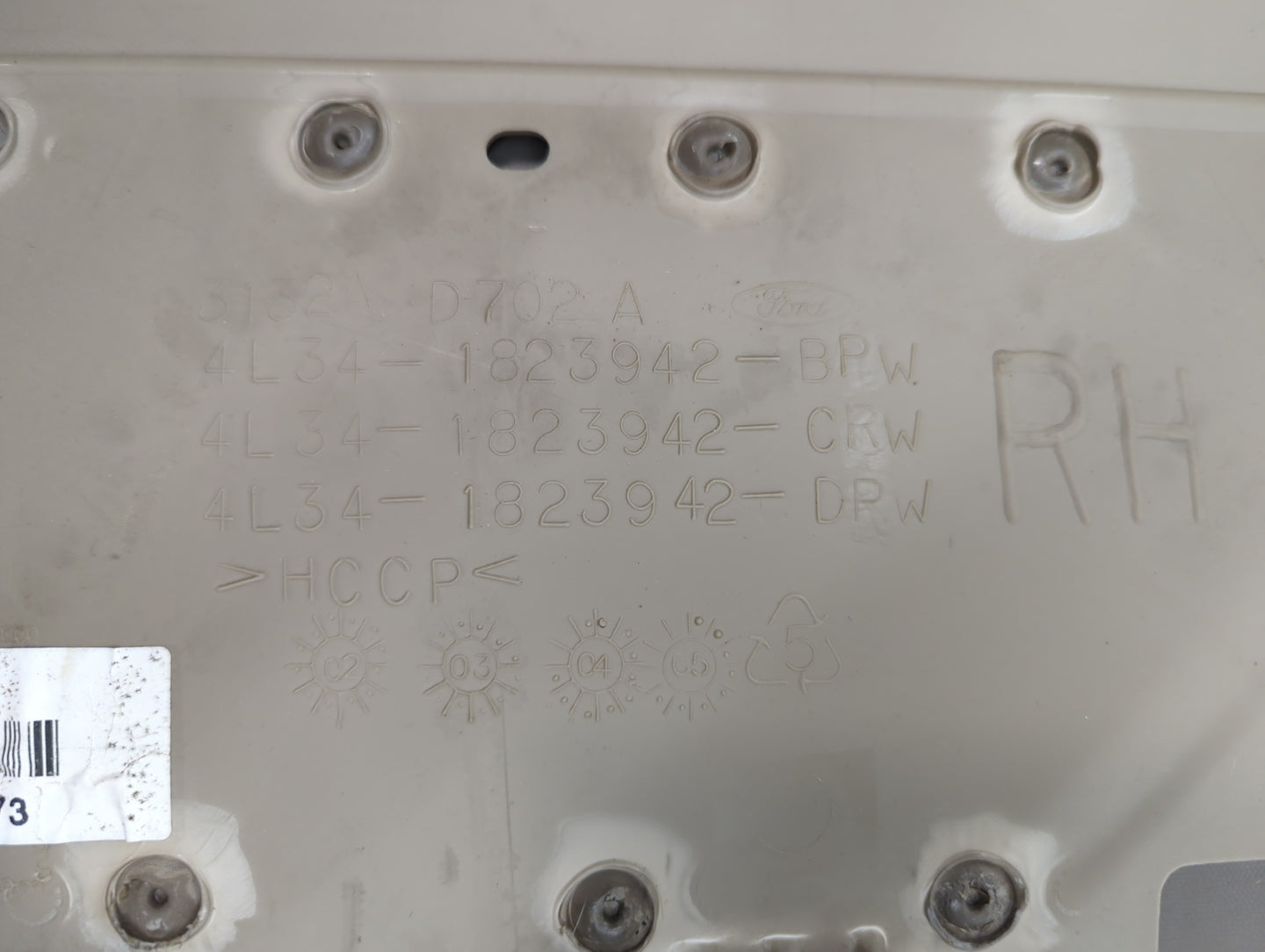 2006 Ford F-150 Front Right Passenger Interior Door Panel Trim - Oemusedautoparts1.com
