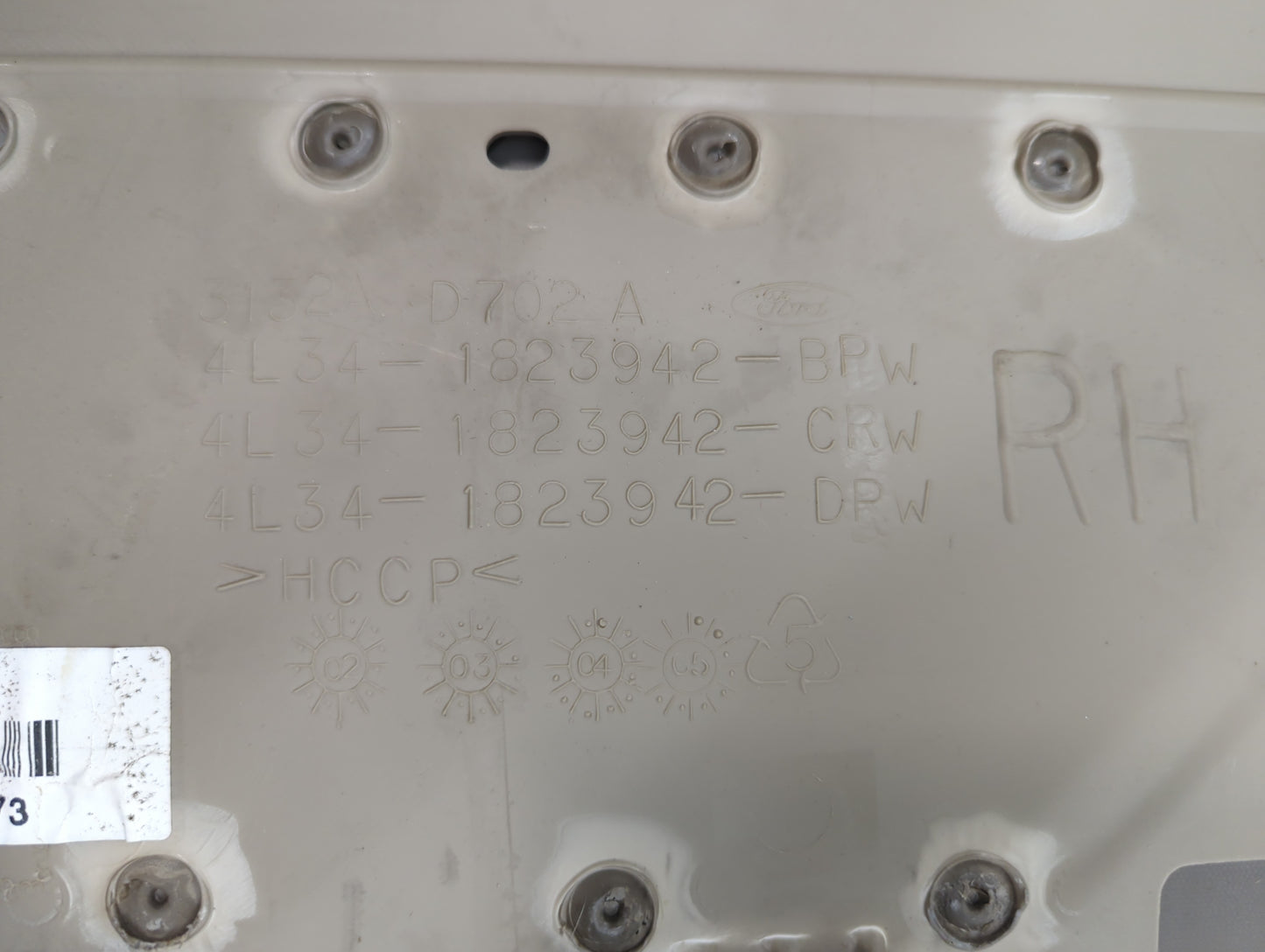 2006 Ford F-150 Front Right Passenger Interior Door Panel Trim - Oemusedautoparts1.com