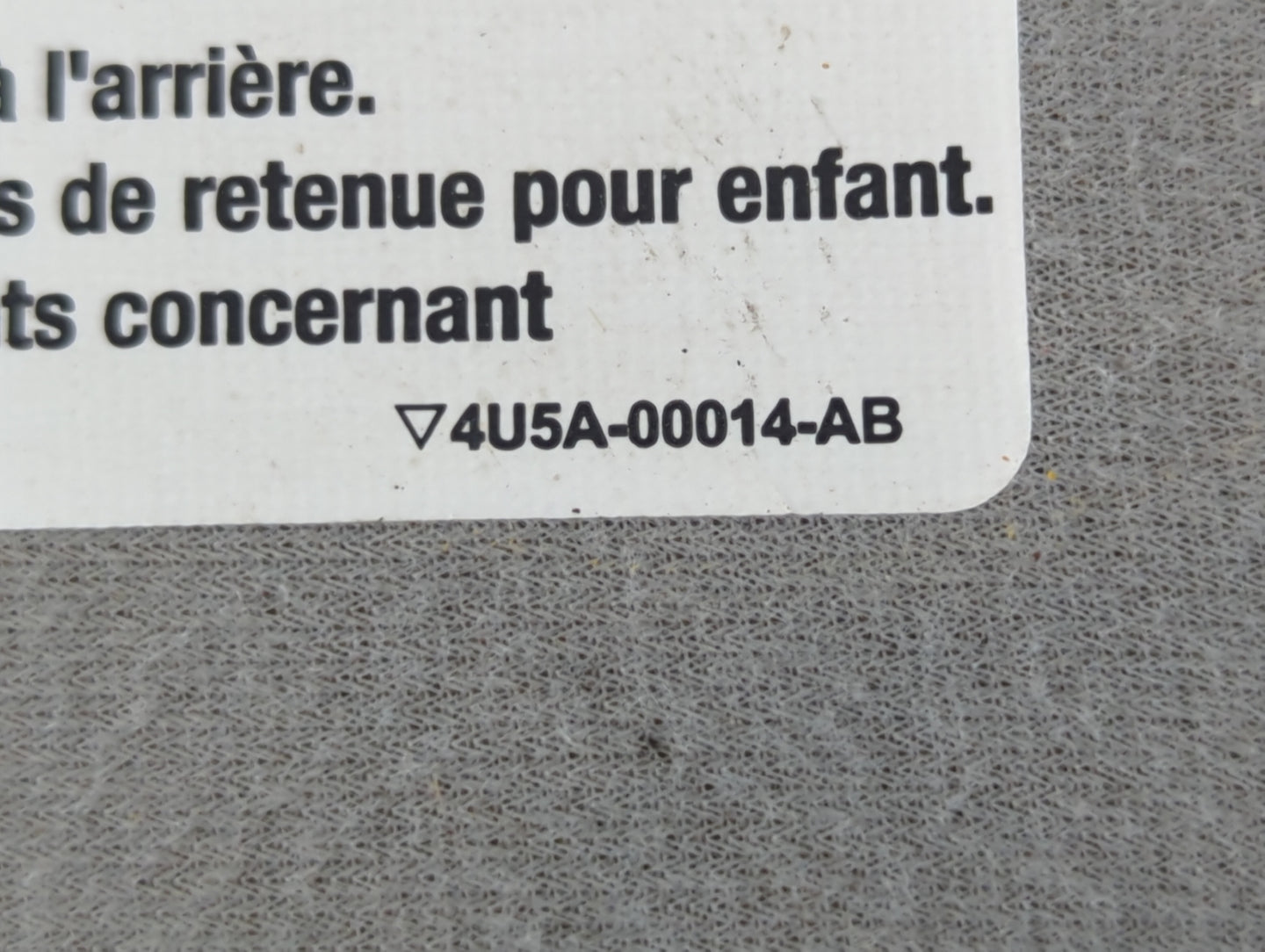 2004-2008 Ford F-150 Sun Visor Shade Replacement Passenger Right Mirror Fits Fits 2004 2005 2006 2007 2008 OEM Used Auto Par
