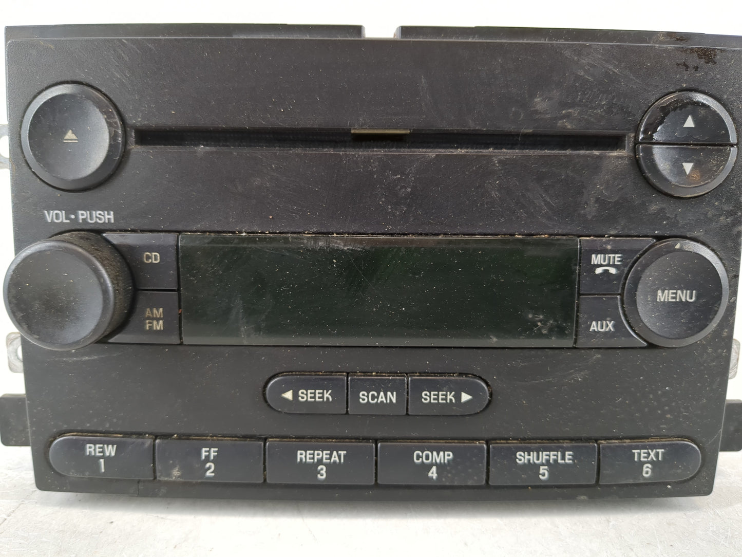 2005-2006 Ford F-150 Radio AM FM Cd Player Receiver Replacement P/N:6L3T-18C869-AD Fits Fits 2005 2006 OEM Used Auto Parts -