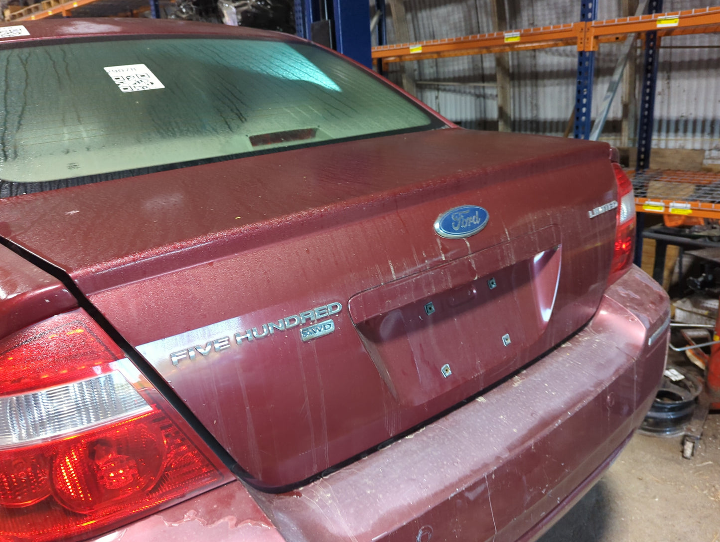 2005-2007 Ford Five Hundred Trunk/decklid/hatch/tailgate Oem - Oemusedautoparts1.com