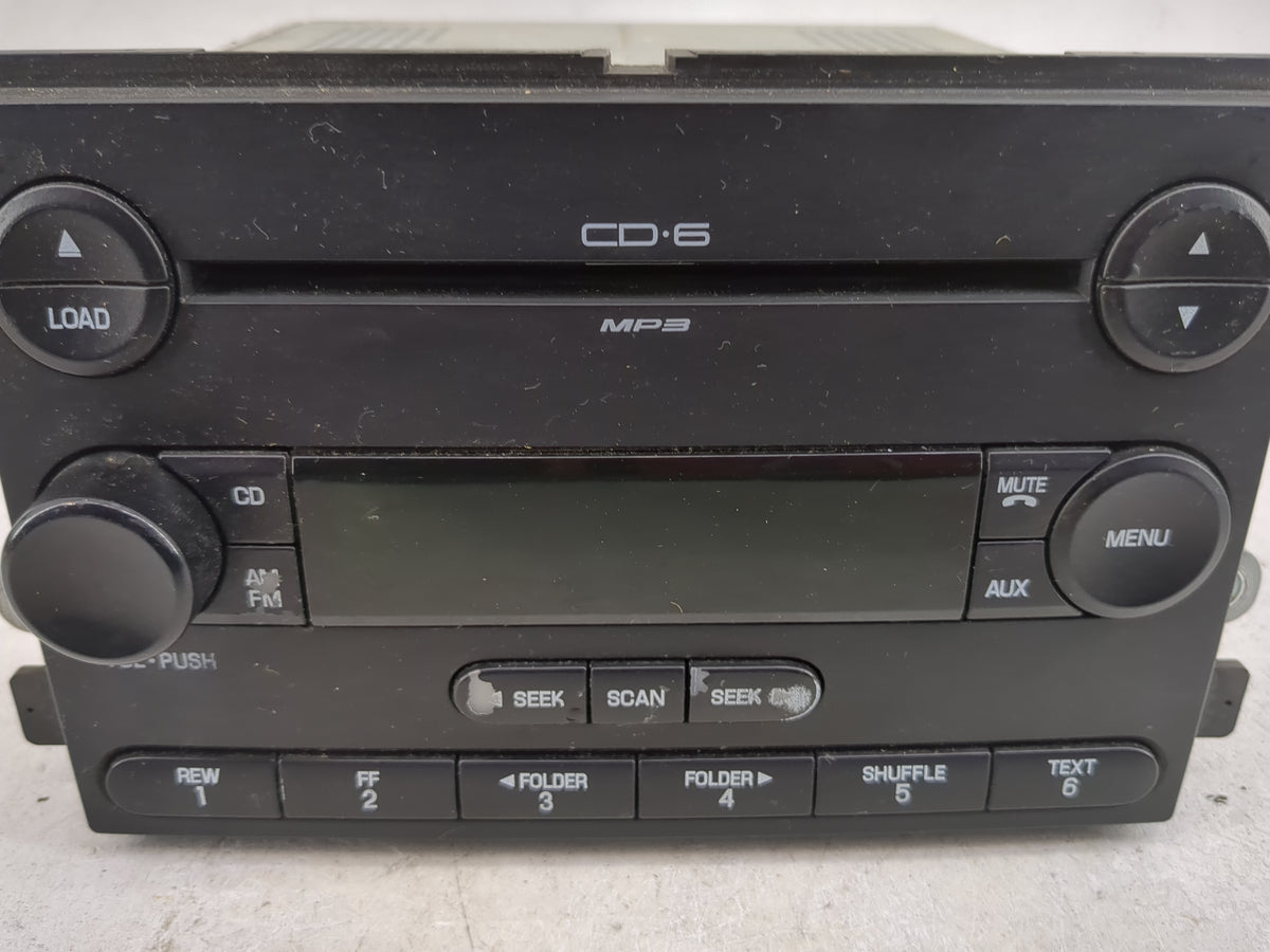 2006-2007 Ford Five Hundred Radio AM FM Cd Player Receiver Replacement P/N:6G1T-18C815-BC Fits Fits 2006 2007 OEM Used Auto 