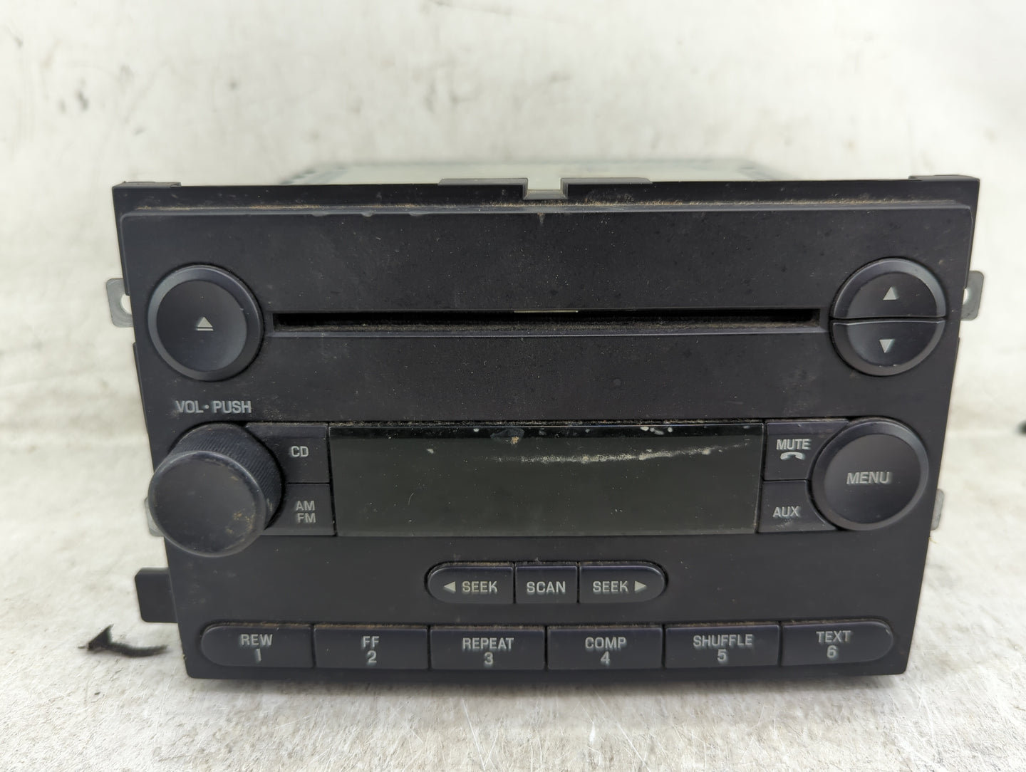 2006-2007 Ford Five Hundred Radio AM FM Cd Player Receiver Replacement P/N:6F9T-18C869-BC Fits Fits 2006 2007 OEM Used Auto 