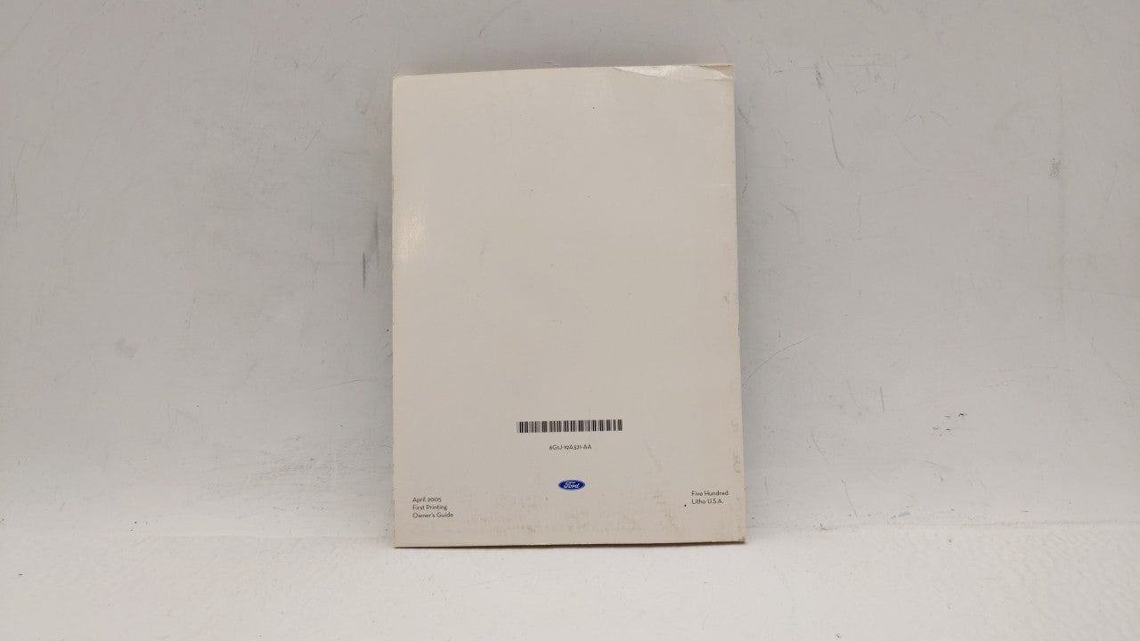 2006 Ford Five Hundred Owners Manual Book Guide OEM Used Auto Parts - Oemusedautoparts1.com