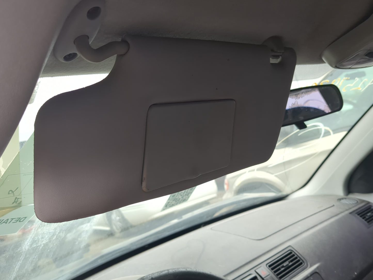 2005-2007 Ford Focus Sun Visor Shade Replacement Driver Left Mirror Fits Fits 2005 2006 2007 OEM Used Auto Parts - Oemusedau