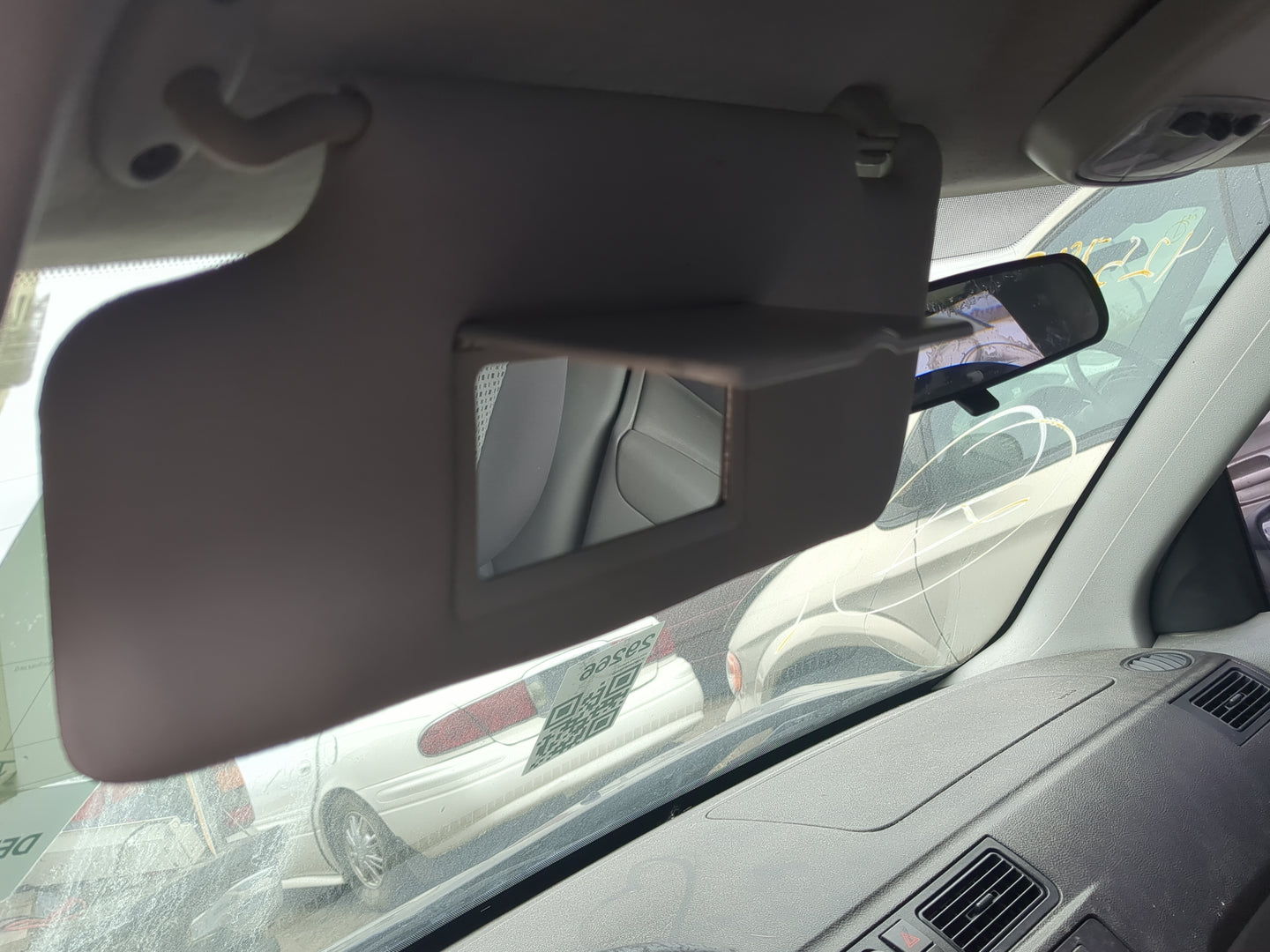 2005-2007 Ford Focus Sun Visor Shade Replacement Driver Left Mirror Fits Fits 2005 2006 2007 OEM Used Auto Parts - Oemusedau