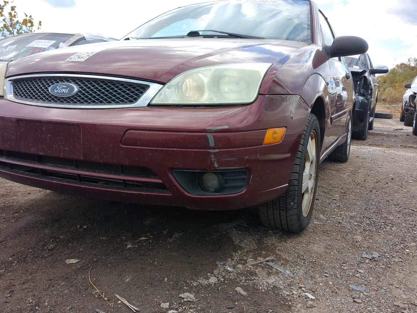 2005-2007 Ford Focus Front Bumper - Oem 1214951 - Oemusedautoparts1.com