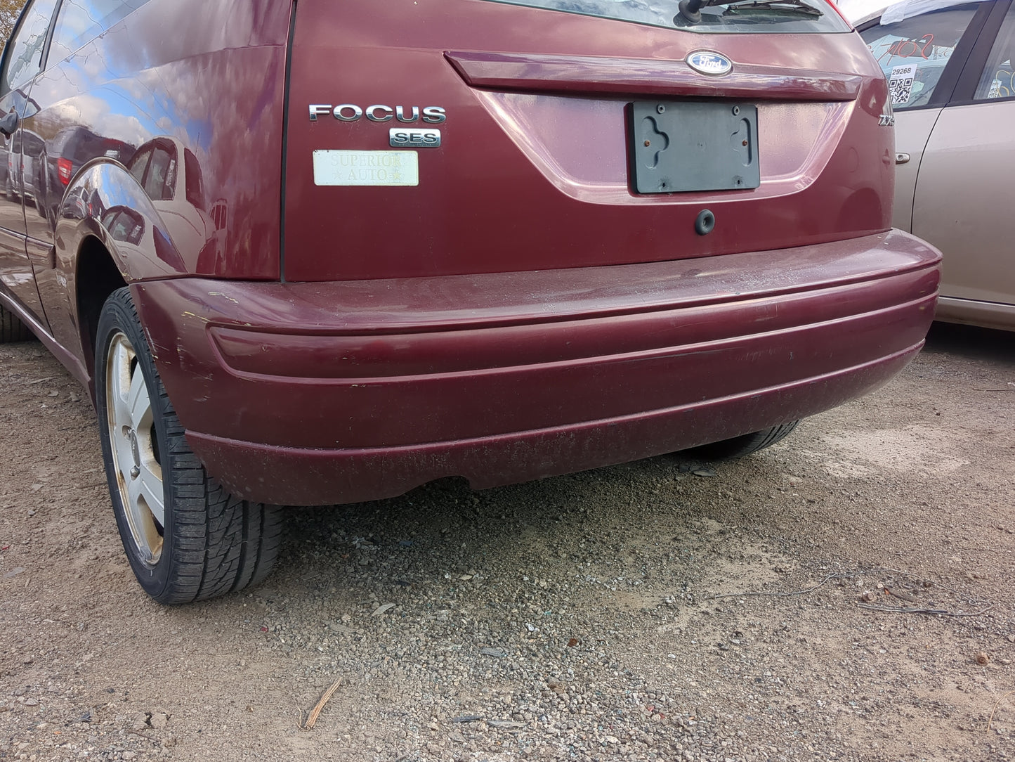 2002-2007 Ford Focus Rear Bumper Assembly Oem - Oemusedautoparts1.com