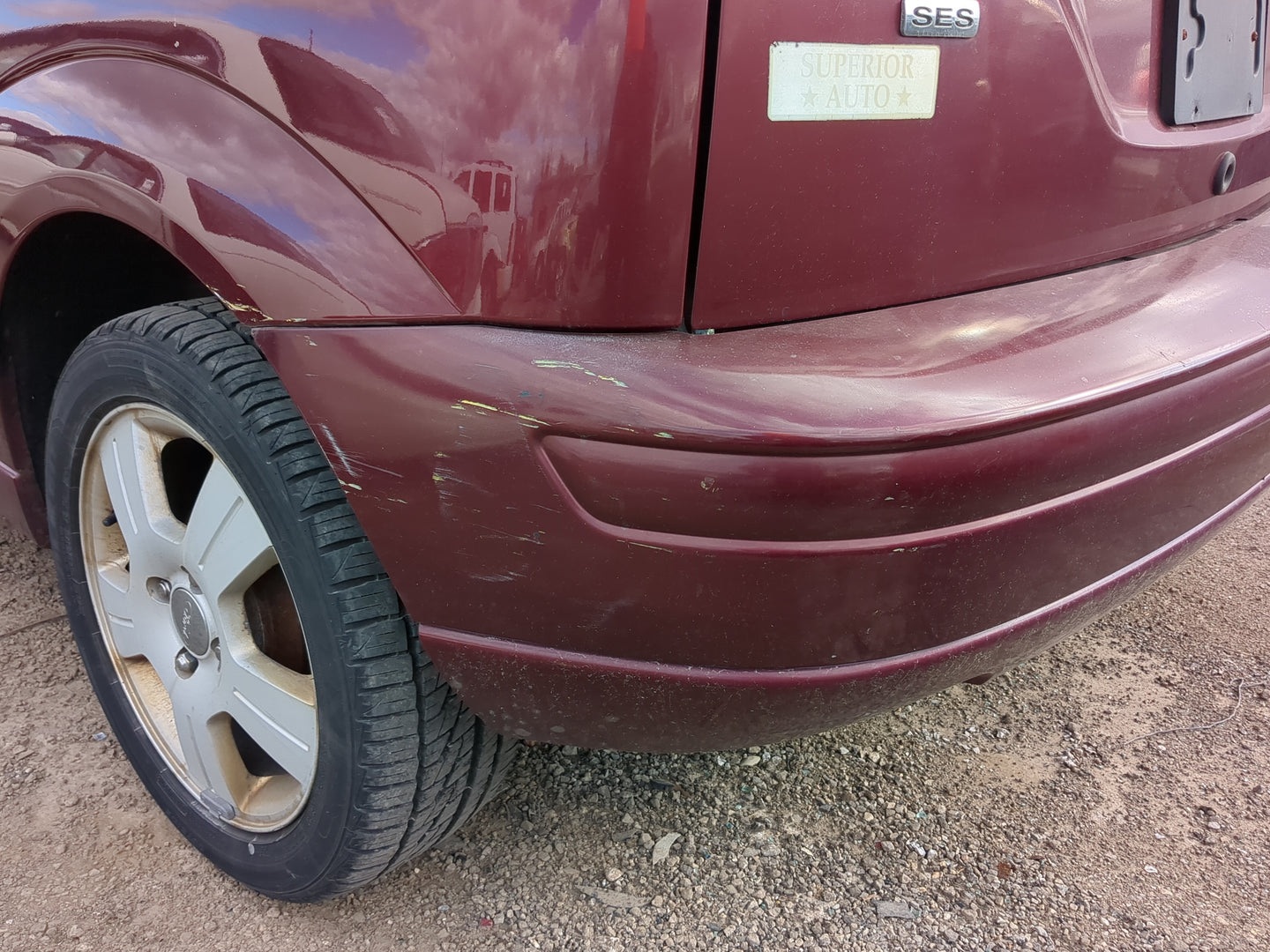 2002-2007 Ford Focus Rear Bumper Assembly Oem - Oemusedautoparts1.com