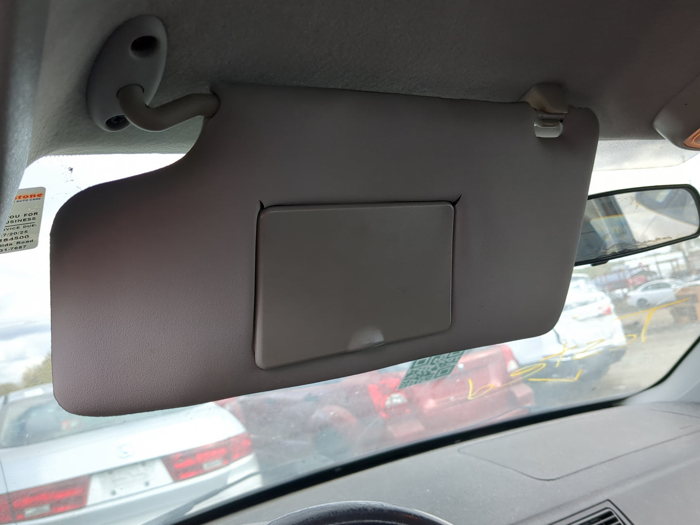 2005-2007 Ford Focus Sun Visor Shade Replacement Driver Left Mirror Fits Fits 2005 2006 2007 OEM Used Auto Parts - Oemusedau
