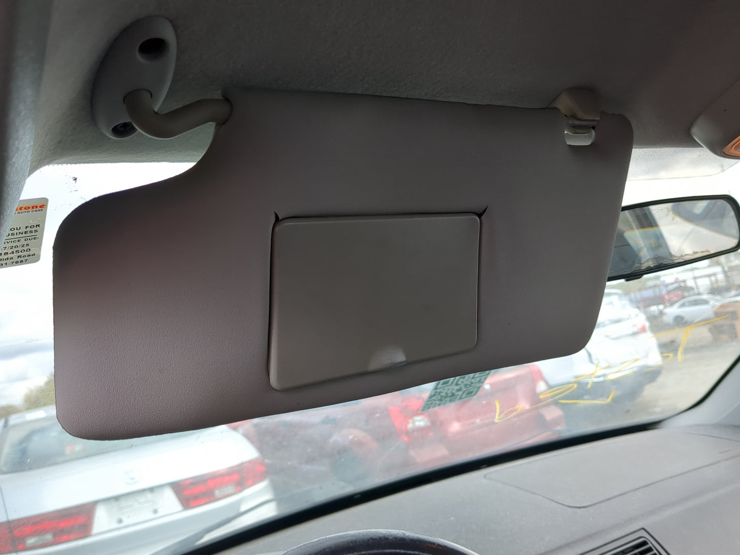2005-2007 Ford Focus Sun Visor Shade Replacement Driver Left Mirror Fits Fits 2005 2006 2007 OEM Used Auto Parts - Oemusedau