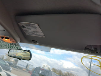 compare product 2005-2007 Ford Focus Sun Visor Shade Replacement Passenger Right Mirror Fits Fits 2005 2006 2007 OEM Used Auto Parts