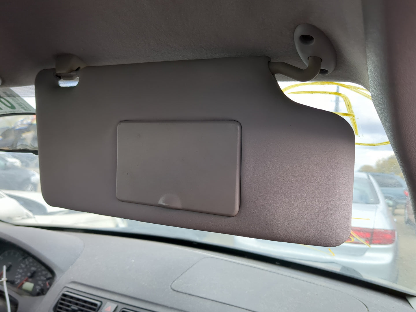 2005-2007 Ford Focus Sun Visor Shade Replacement Passenger Right Mirror Fits Fits 2005 2006 2007 OEM Used Auto Parts - Oemus