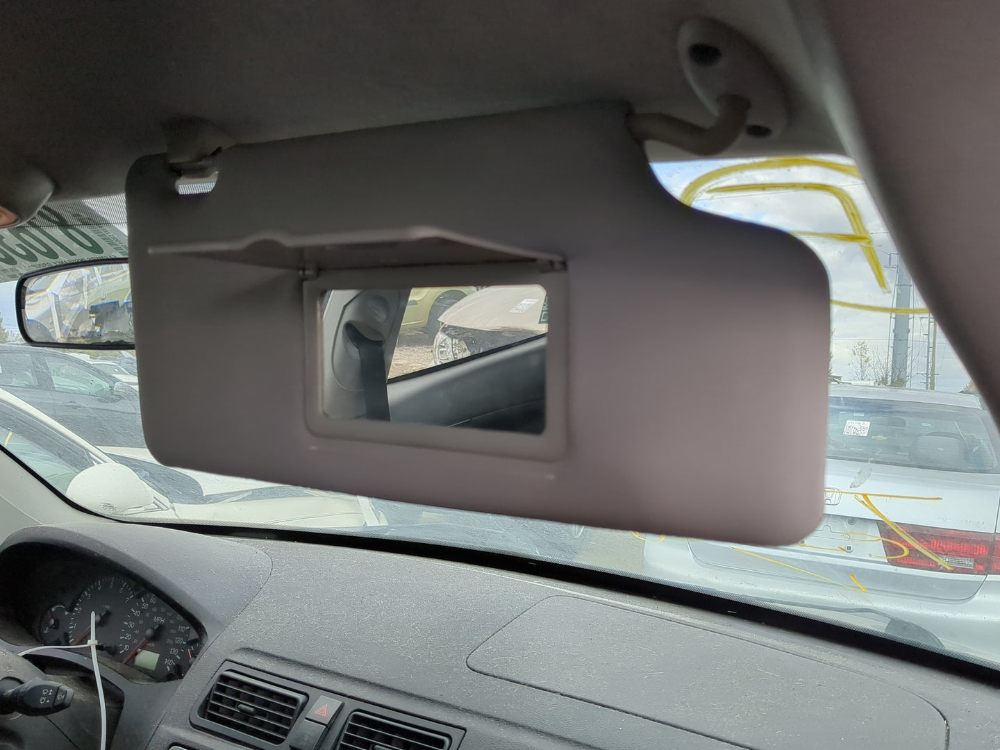 2005-2007 Ford Focus Sun Visor Shade Replacement Passenger Right Mirror Fits Fits 2005 2006 2007 OEM Used Auto Parts - Oemus