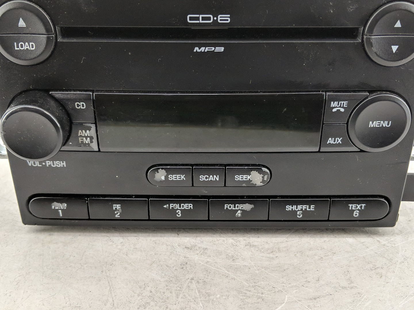 2006 Ford Freestyle Radio AM FM Cd Player Receiver Replacement P/N:6F9T-18C815-AB Fits OEM Used Auto Parts - Oemusedautopart