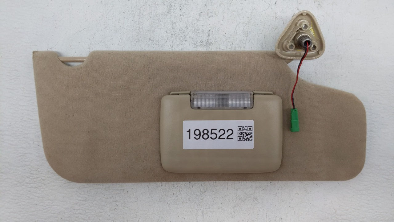 2005-2007 Ford Freestyle Sun Visor Shade Replacement Passenger Right Mirror Fits Fits 2005 2006 2007 OEM Used Auto Parts - O