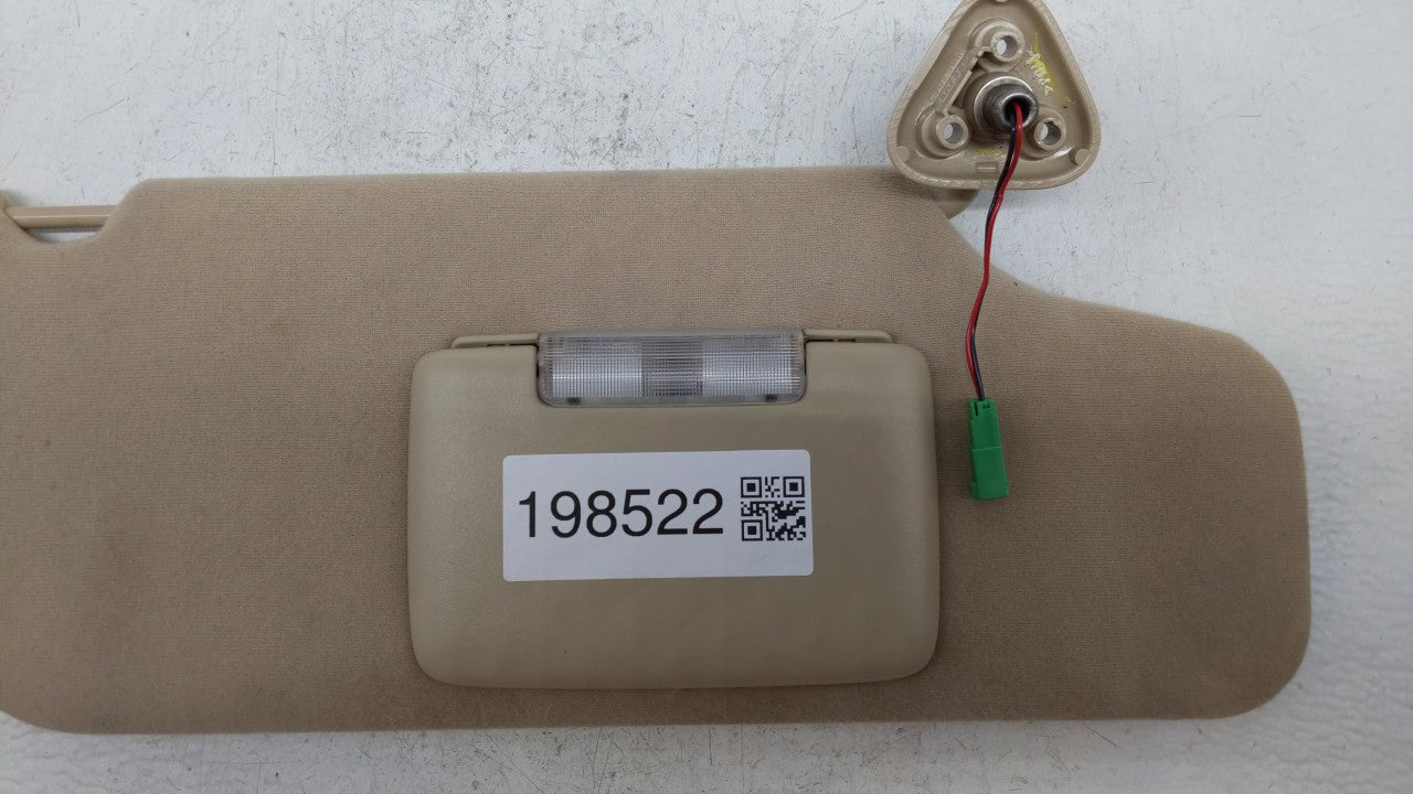 2005-2007 Ford Freestyle Sun Visor Shade Replacement Passenger Right Mirror Fits Fits 2005 2006 2007 OEM Used Auto Parts - O