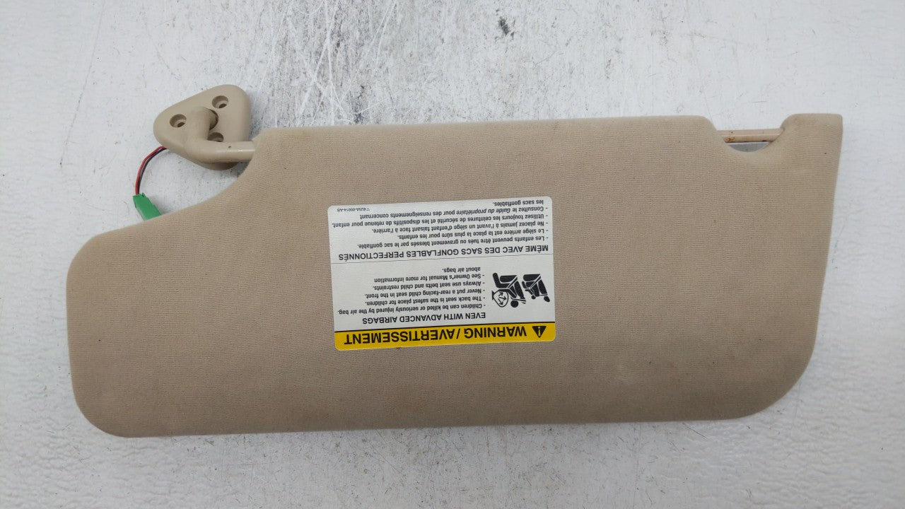 2005-2007 Ford Freestyle Sun Visor Shade Replacement Passenger Right Mirror Fits Fits 2005 2006 2007 OEM Used Auto Parts - O