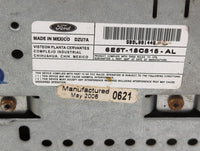 2006-2009 Ford Fusion Radio AM FM Cd Player Receiver Replacement P/N:6E5T-18C815-AL 6E5T-18C815-AC Fits Fits 2006 2007 2008 
