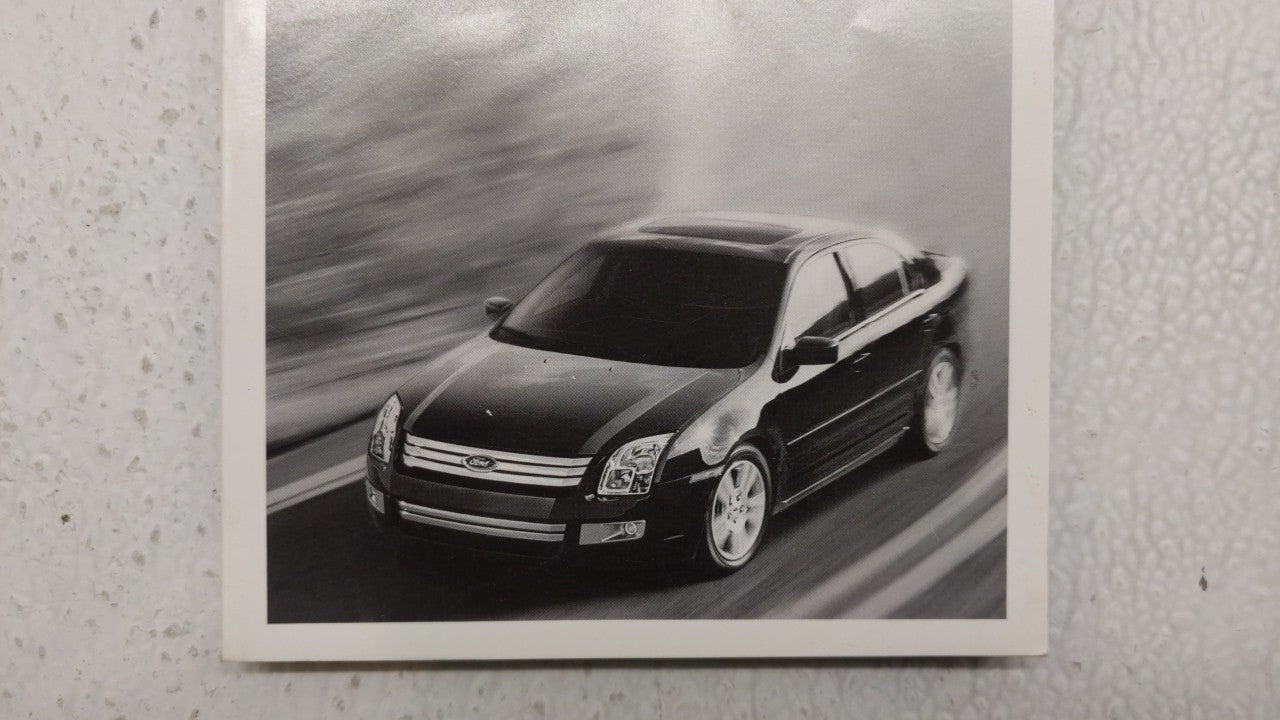 2006 Ford Fusion Owners Manual Book Guide P/N:PM6E5J-19A321-AA OEM Used Auto Parts - Oemusedautoparts1.com