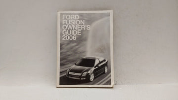 2006 Ford Fusion Owners Manual Book Guide OEM Used Auto Parts - Oemusedautoparts1.com
