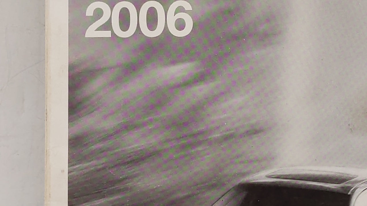 2006 Ford Fusion Owners Manual Book Guide OEM Used Auto Parts - Oemusedautoparts1.com