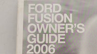 2006 Ford Fusion Owners Manual Book Guide OEM Used Auto Parts - Oemusedautoparts1.com