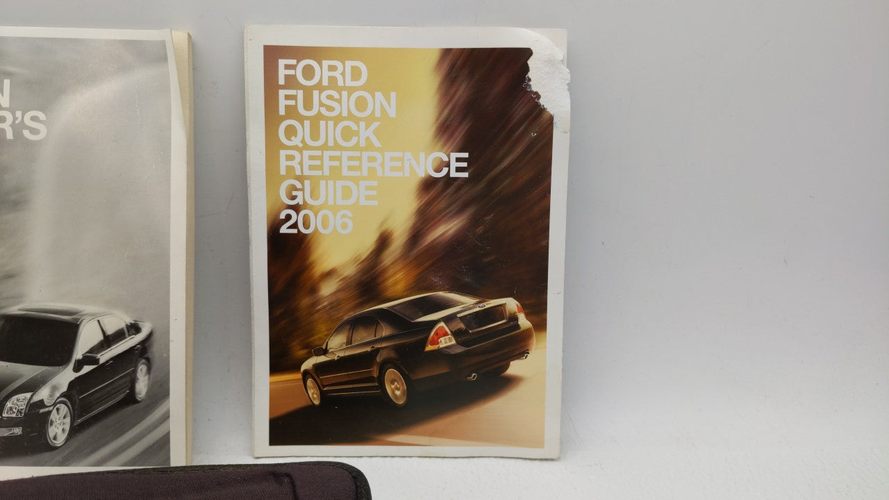 2006 Ford Fusion Owners Manual Book Guide OEM Used Auto Parts - Oemusedautoparts1.com
