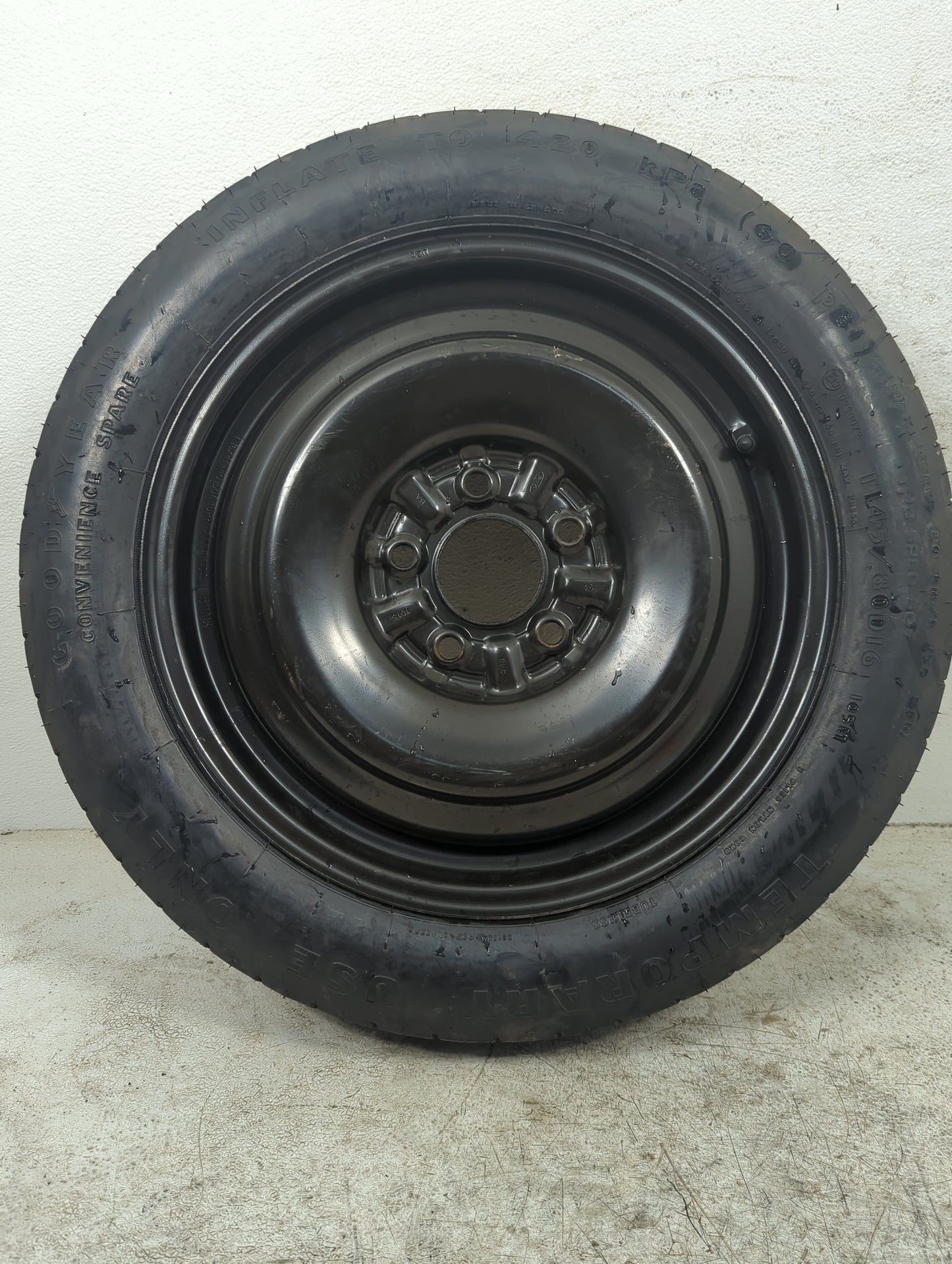 2006-2012 Ford Fusion Spare Donut Tire Wheel Rim Oem 5036773 - Oemusedautoparts1.com