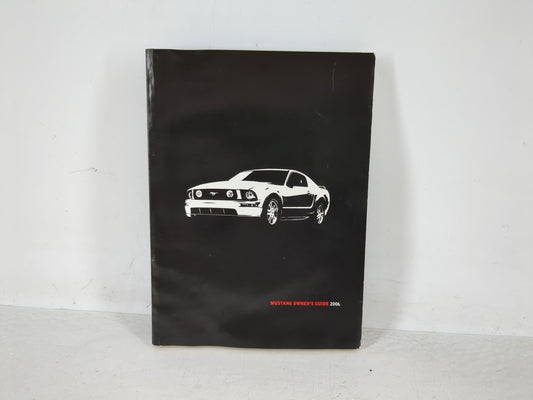2006 Ford Mustang Owners Manual Book Guide OEM Used Auto Parts - Oemusedautoparts1.com