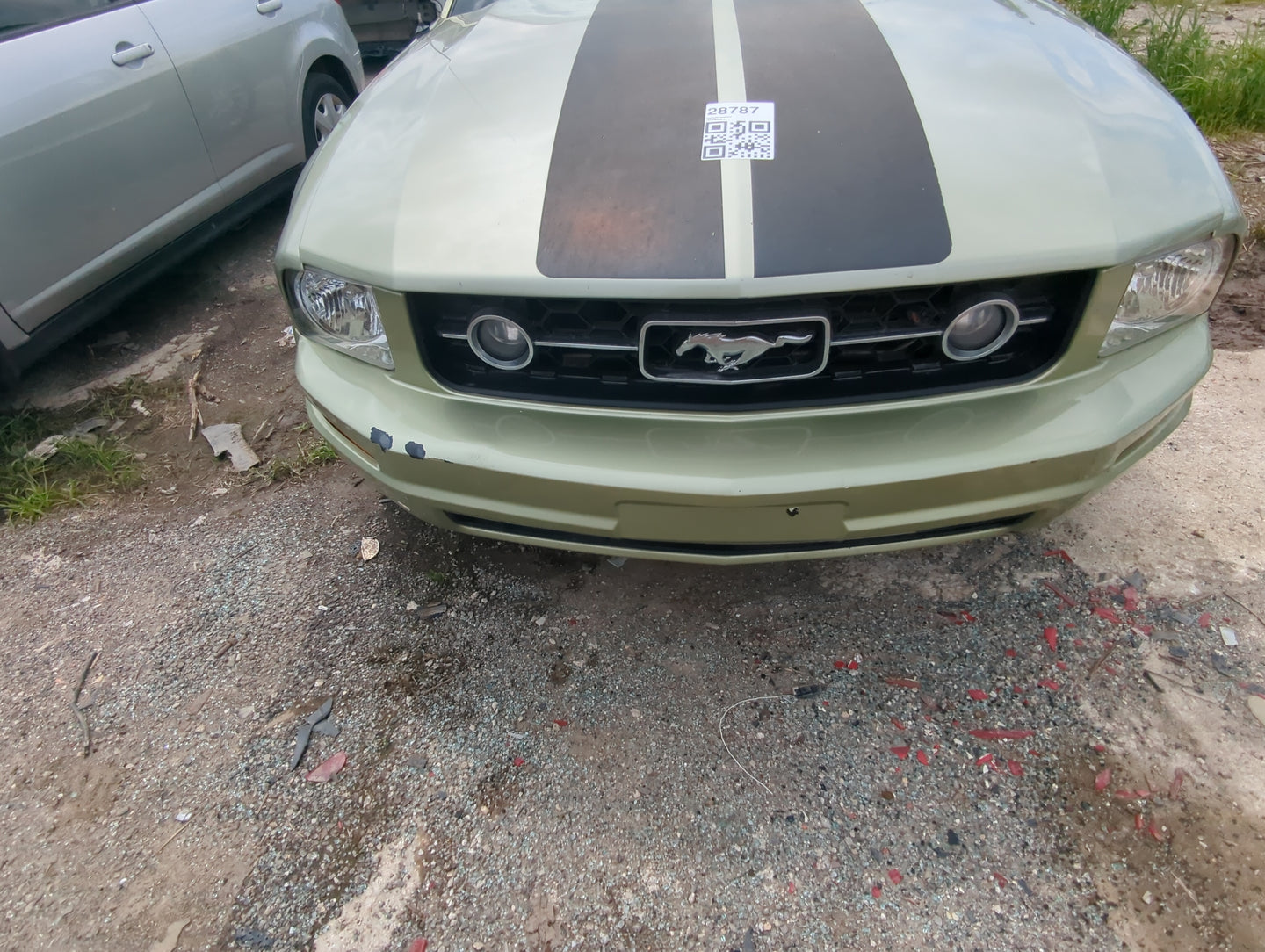 2006-2009 Ford Mustang Front Bumper - Oem - Oemusedautoparts1.com