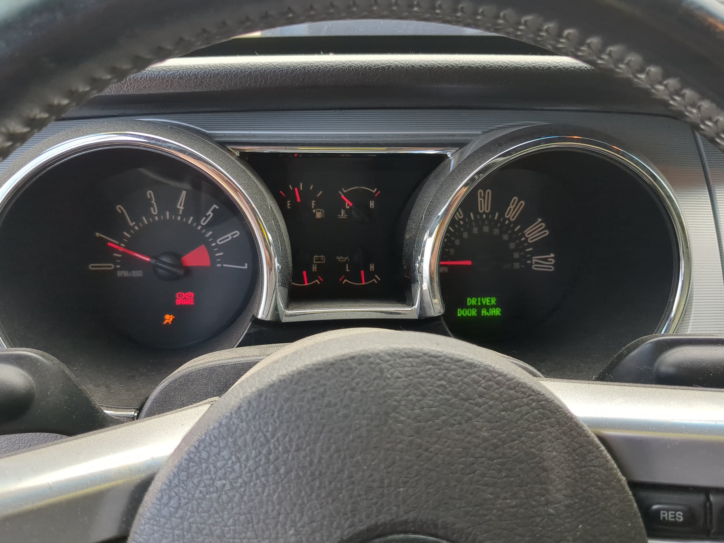 2006 Ford Mustang Instrument Cluster Speedometer Gauges Miles:225K Fits OEM Used Auto Parts - Oemusedautoparts1.com