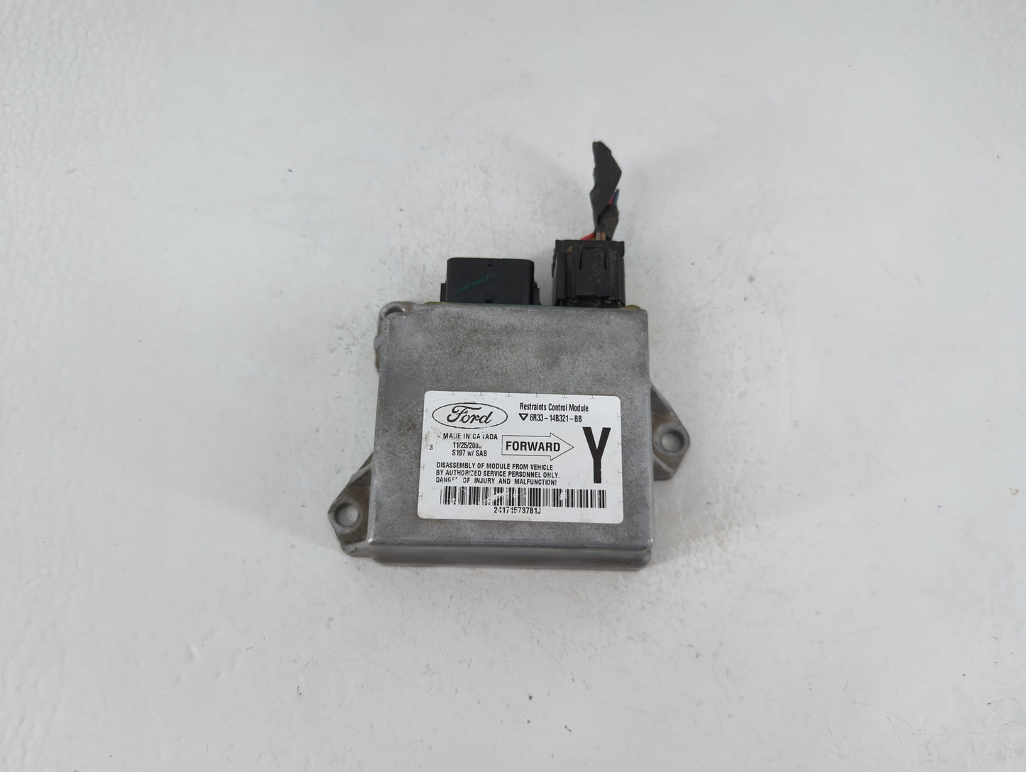 2006 Ford Mustang PCM Engine Control Computer ECU ECM PCU OEM P/N:6R33-14B321-BB Fits Fits 2008 OEM Used Auto Parts - Oemuse