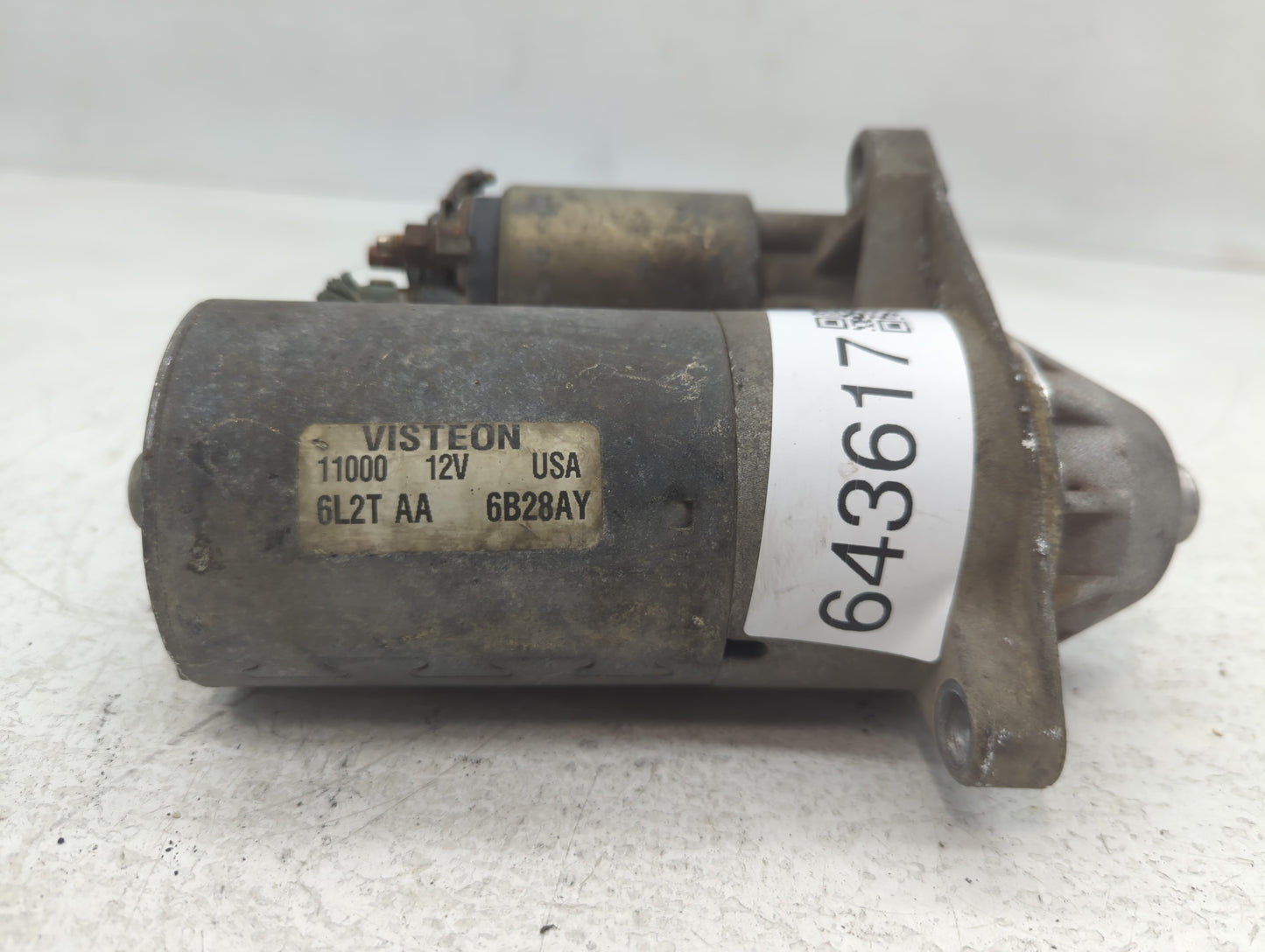 2005-2010 Ford Mustang Car Starter Motor Solenoid OEM P/N:6L2T AA 6B28AY 11000 12V Fits Fits 2005 2006 2007 2008 2009 2010 O
