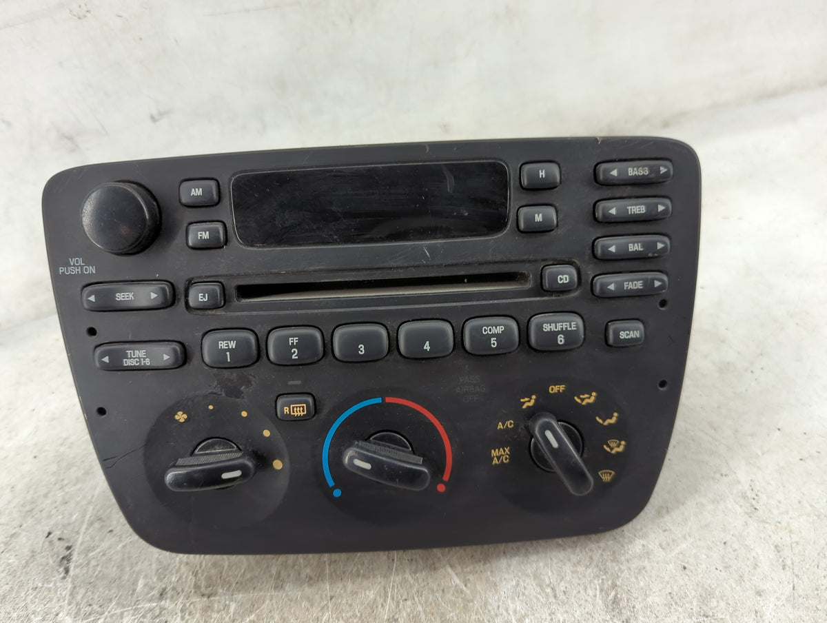 2004-2007 Ford Taurus Radio AM FM Cd Player Receiver Replacement P/N:5F1T-18C858-DB Fits 2004 2005 2006 2007 OEM Used Auto P