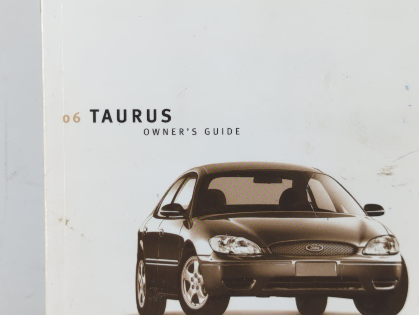2006 Ford Taurus Owners Manual Book Guide OEM Used Auto Parts - Oemusedautoparts1.com