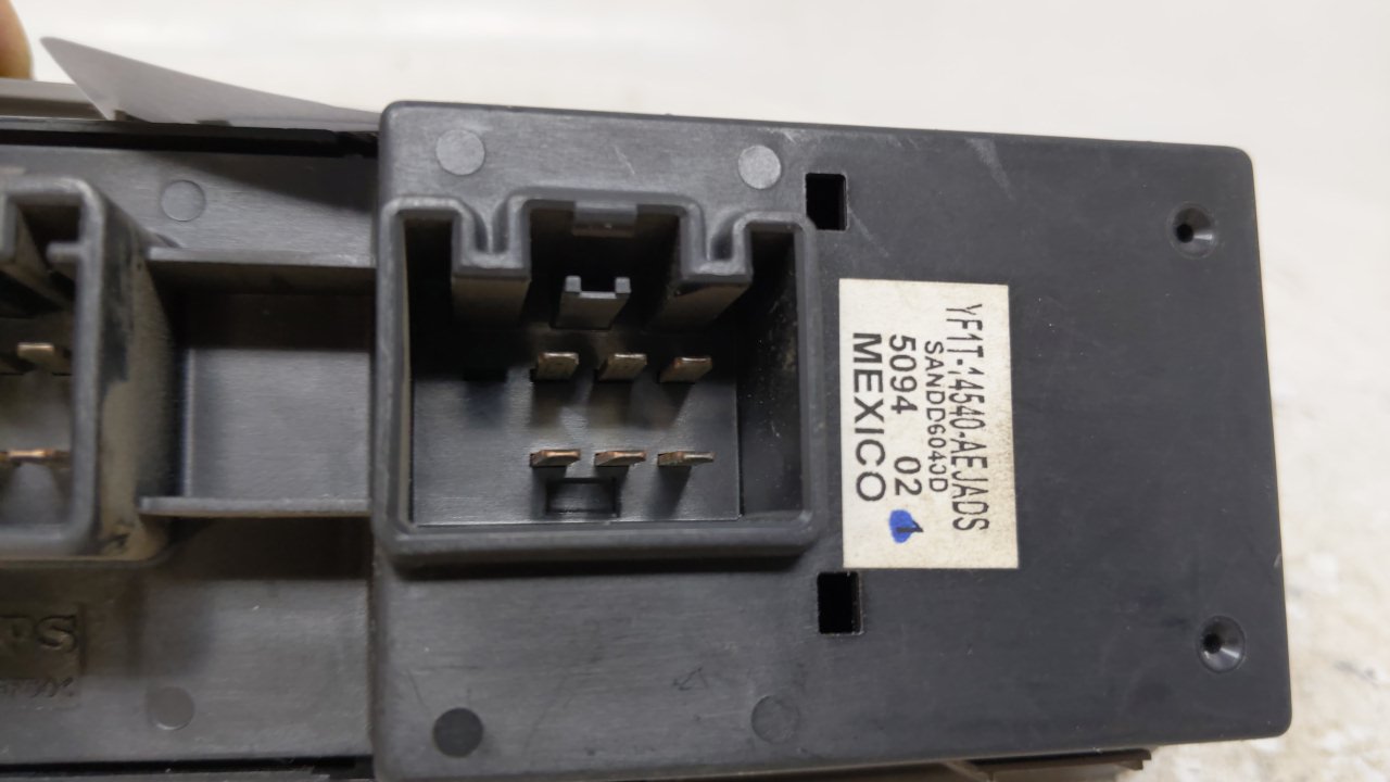 2006 Ford Taurus Master Power Window Switch Replacement Driver Side Left P/N:YF1T-14540-AEJADS Fits OEM Used Auto Parts - Oe