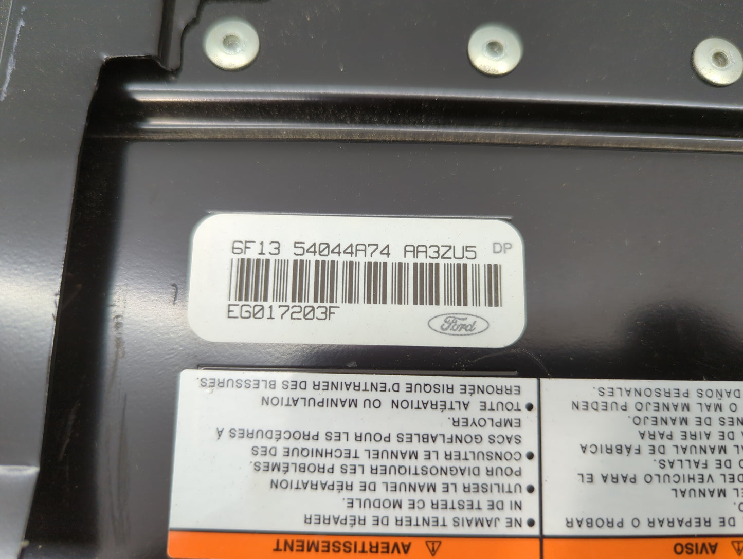 2004-2007 Ford Taurus Air Bag Driver Left Steering Wheel Mounted - Oemusedautoparts1.com