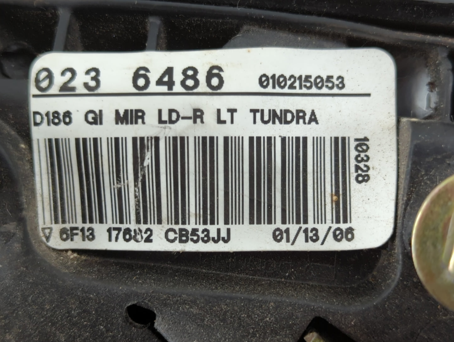 2002-2007 Ford Taurus Passenger Right Side View Manual Door Mirror - Oemusedautoparts1.com
