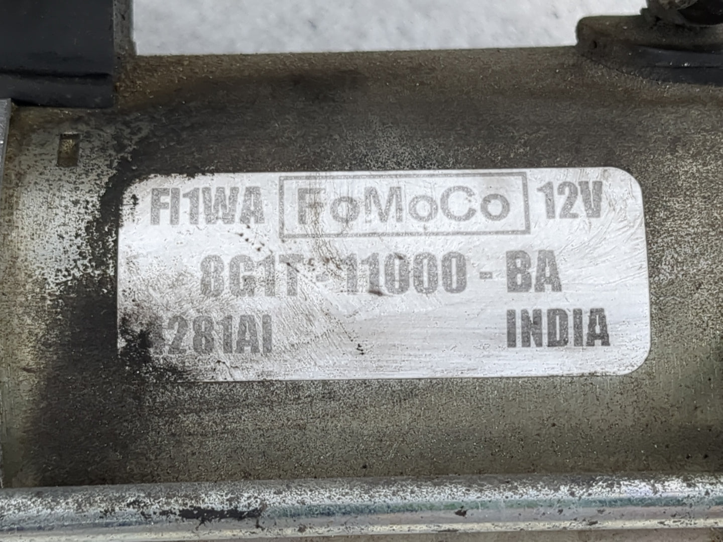 2008-2009 Ford Taurus X Car Starter Motor Solenoid OEM P/N:8G1T-11000-BA Fits OEM Used Auto Parts - Oemusedautoparts1.com
