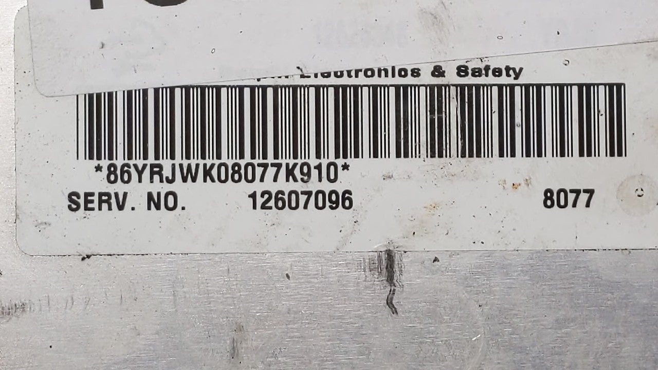 2007-2008 Gmc Acadia PCM Engine Control Computer ECU ECM PCU OEM P/N:12603998 12617014 Fits Fits 2005 2006 2007 2008 2009 20