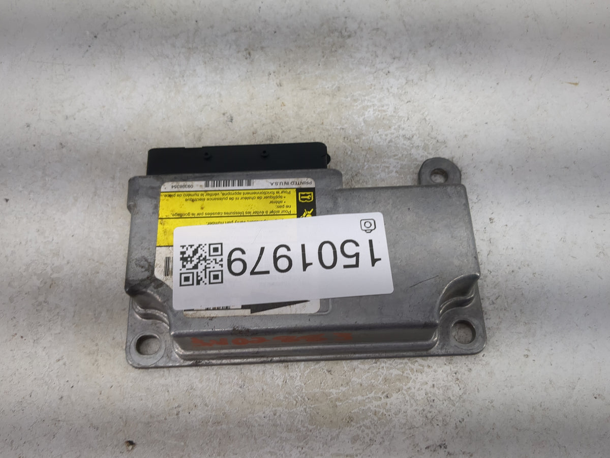 2006 Gmc Envoy Safety Restraint Srs Airbag Control Module 09398354 - Oemusedautoparts1.com